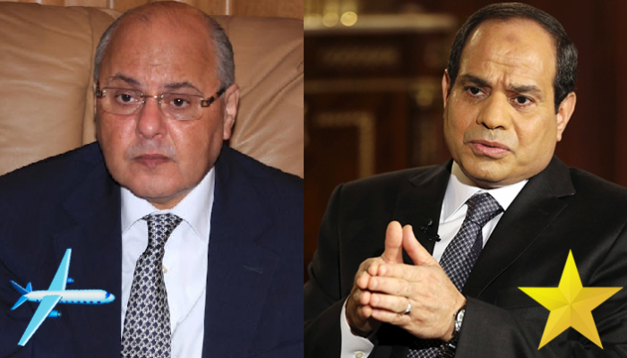 عبدالفتاح السيسي وموسى مصطفى موسى