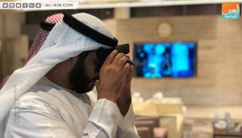 بن غليطة يشاهد نهائي الكأس بتقنية المقعد الافتراضي