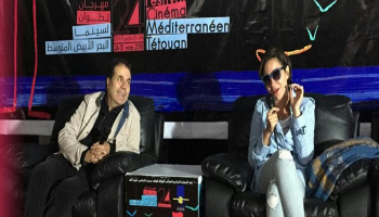 منة شلبي أثناء ندوة تطوان