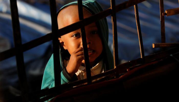 طفل لاجئ من الروهينجا في بنجلاديش