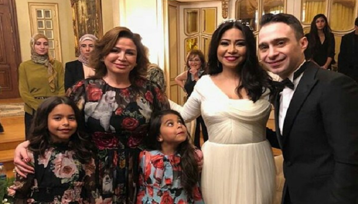 زفاف شيرين ورد إلهام شاهين