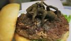 مطعم أمريكي يقدم الهامبورجر بالعنكبوت.. لا تفكر في زيارته 