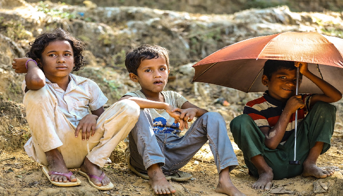 صورة أرشيفية لأطفال لاجئين