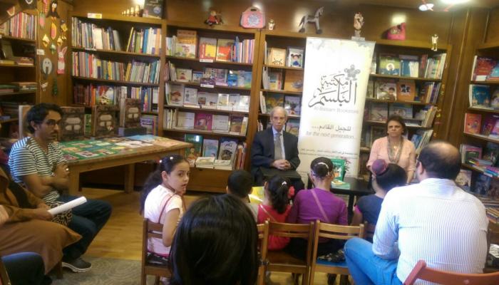 الشاروني في لقاء تفاعلي بمكتبة البلسم