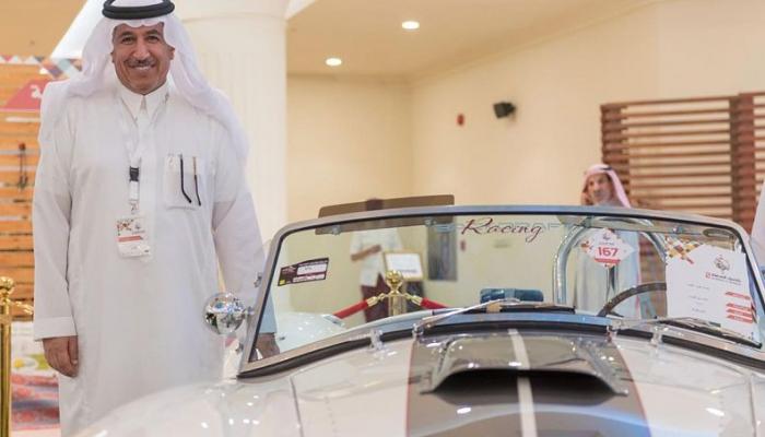 جانب من حضور الزوار لمنصة الفريق الخليجي في مهرجان كلاسيك القصيم
