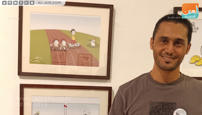 الفنان الإماراتي خالد الجابري