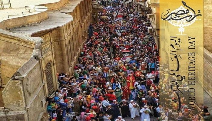 من احتفالات شارع المعز بالقاهرة