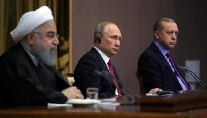 أردوغان وروحاني وبوتين في قمة سوتشي- أرشيفية