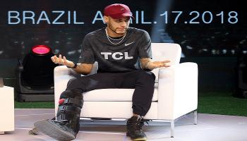 نيمار دا سيلفا لاعب منتخب البرازيل