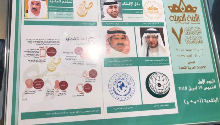 شعار المؤتمر الدولي السابع للغة العربية