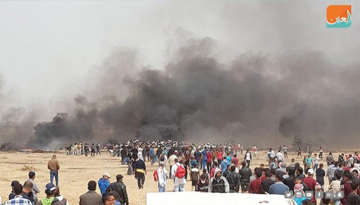 اشتباكات مع قوات الاحتلال الإسرائيلي خلال جمعة الأسرى