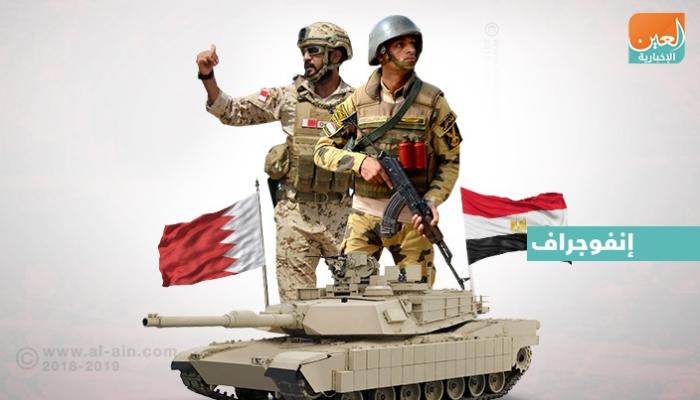 بدء فعاليات التدريب المصري البحريني المشترك