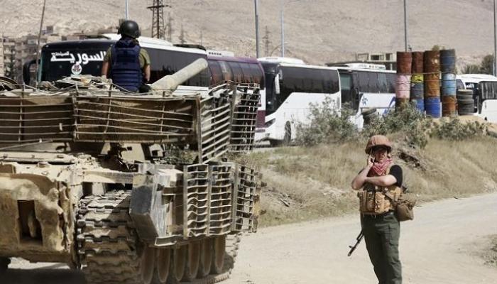 جانب من استعدادات خروج المعارضة من الغوطة - أرشيفية