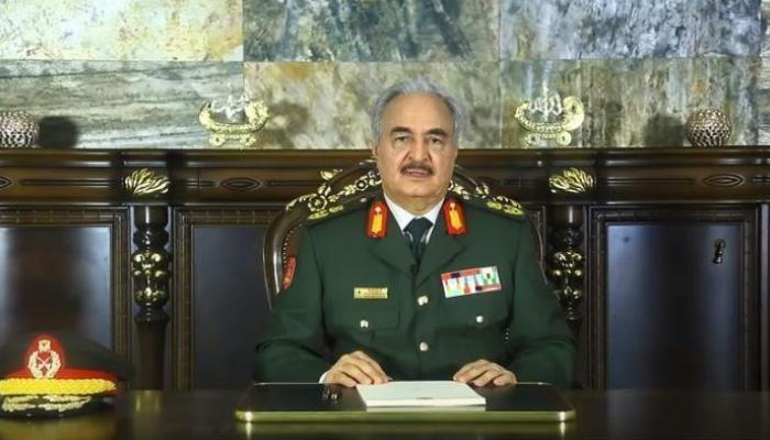 القائد العام للقوات المسلحة الليبية المشير خليفة حفتر