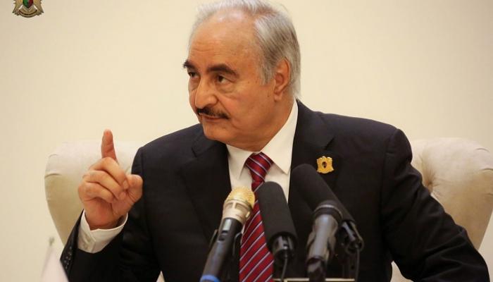 القائد العام للقوات المسلحة الليبية المشير خليفة حفتر