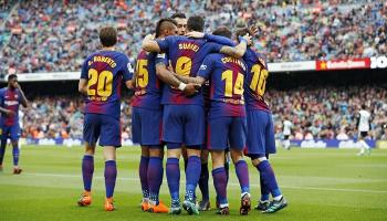 لاعبو برشلونة