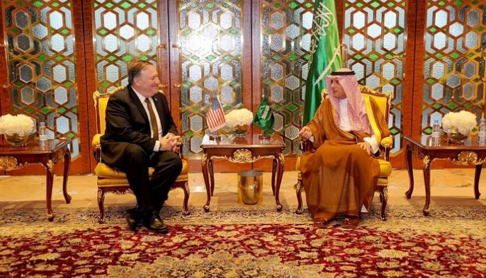 وزير الخارجية السعودي يستقبل نظيره الأمريكي في الرياض