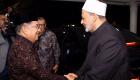 شيخ الأزهر يلتقي نائب الرئيس الإندونيسي