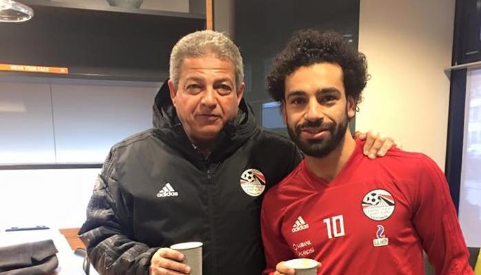 محمد صلاح ووزير الرياضة المصري