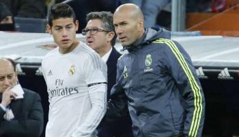 جيمس رودريجيز مع زيدان