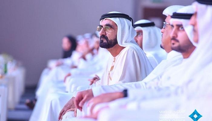 محمد بن راشد خلال تدشين المرحلة الثالثة