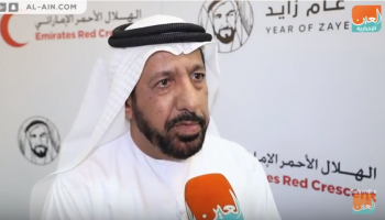 راشد مبارك المنصوري نائب الأمين العام للشؤون المحلية في هيئة الهلال الأحمر 