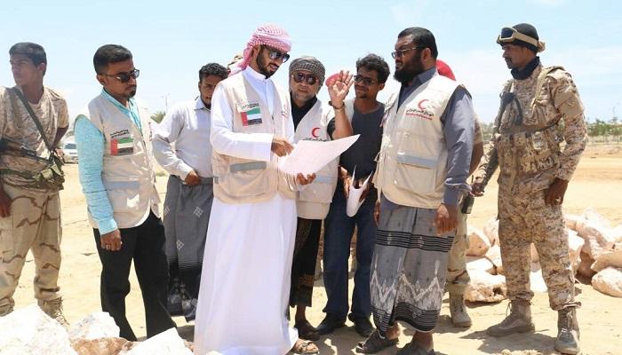 انطلاق الأعمال الإنشائية بمبنى مجلس حضرموت للمناسبات برعاية الهلال الأحمر الإماراتي