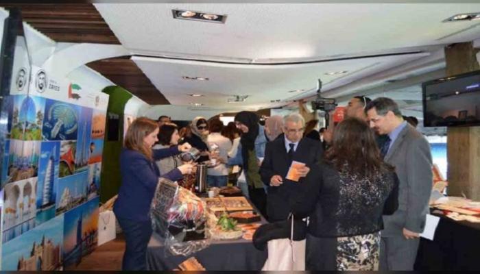 جناح الإمارات بالمعرض الثقافي العربي الإسباني