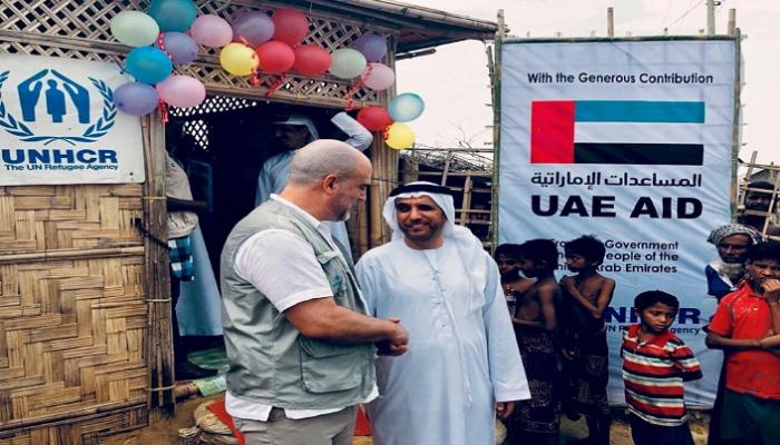 يعقوب يوسف الحوسني يتفقد المشاريع الإغاثية للاجئي الروهينجا