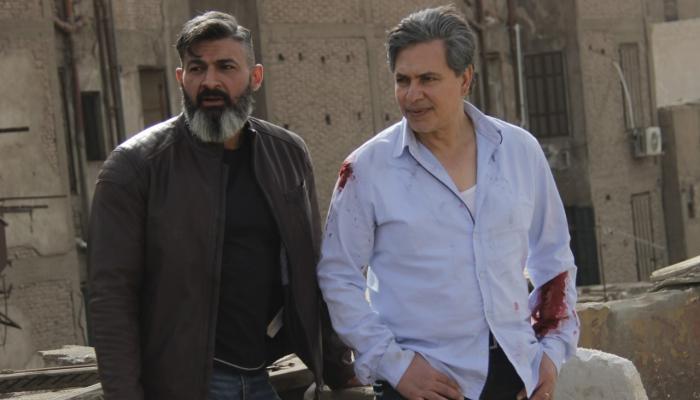 ياسر جلال ومحمد رياض في لقطة من