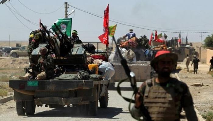 عناصر من مليشيا الحشد الشعبي قرب الموصل - أرشيفية