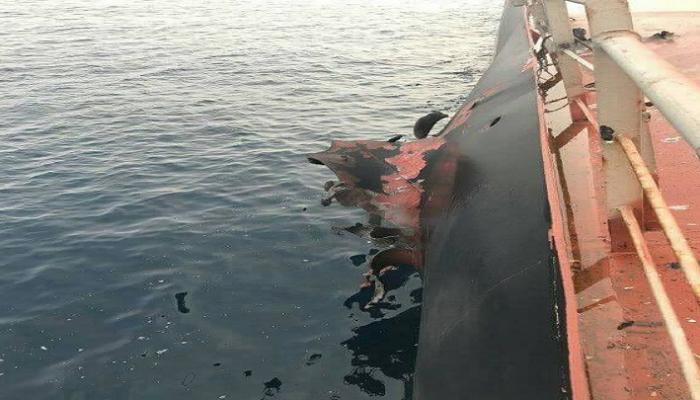 سحب السفينة التركية المشتبه بها إلى ميناء جازان