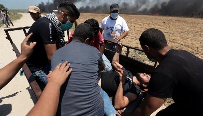 عشرات الشهداء ومئات المصابين في اعتداء قوات الاحتلال على الفلسطينيين