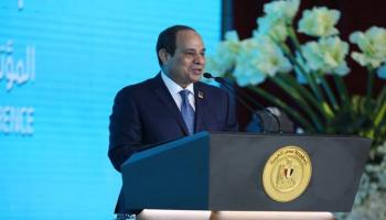 السيسي خلال المؤتمر الخامس للشباب