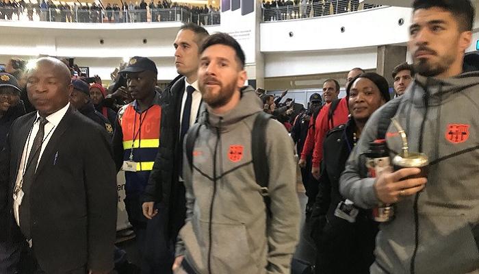 برشلونة يصل إلى جنوب أفريقيا
