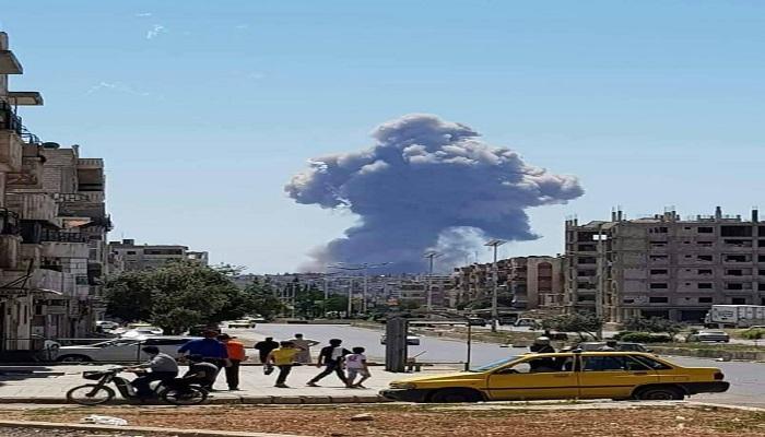 صورة تداولها مغردون قرب موقع الانفجار