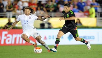 مباراة سابقة بين أمريكا والمكسيك