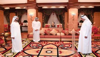 مراسم أداء اليمين القانونية أمام الشيخ محمد بن راشد آل مكتوم