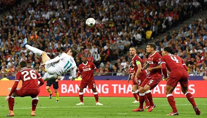 هدف جاريث بيل في شباك ليفربول