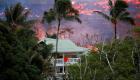 بركان هاواي يدمر 82 منزلا مع تدفق الحمم