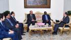 السيسي يبحث تعزيز العلاقات مع وزير الخارجية السوداني 