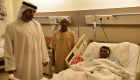 مندوب "خليفة الإنسانية" في سقطرى يتفقد مصابي مكونو بمستشفيات أبوظبي