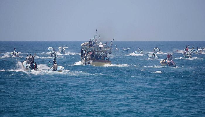 سفينة الحرية لكسر الحصار في غزة قبل السيطرة عليها