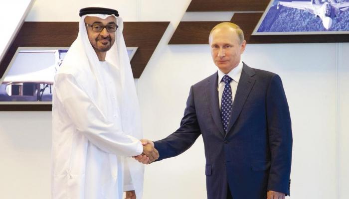 الشيخ محمد بن زايد والرئيس بوتين