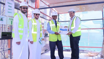 جانب من فريق إدارة البيئة و الصحة 