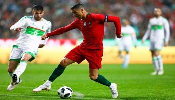 من مباراة البرتغال والجزائر