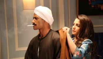 مشهد من مسلسل نسر الصعيد