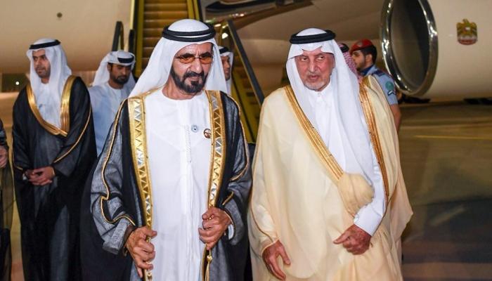 الشيخ محمد بن راشد يصل السعودية