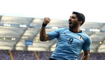 سواريز لاعب منتخب أوروجواي