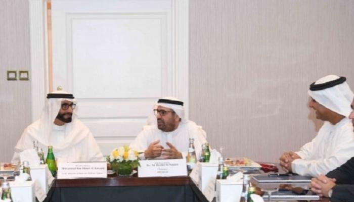 محمد بن أحمد البواردي والدكتور علي راشد النعيمي